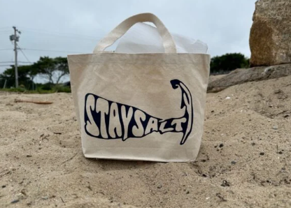 Stay salty canvas tote 2
