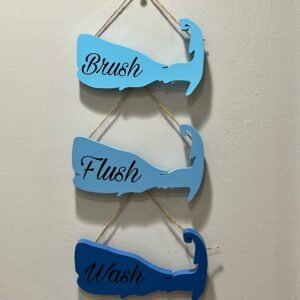 Triple Whale Bathroom Sign