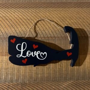 6" Valentines - Love (Midnight Blue)