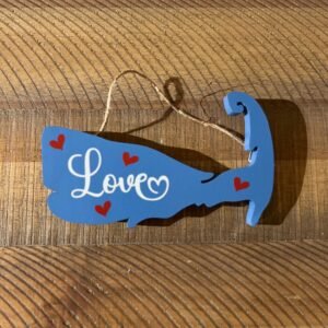 6" Valentines - Love (Wildflower blue)